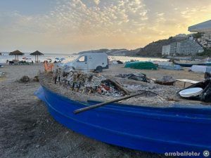 Espetos de sardinas "el Piliki" en Almuñécar