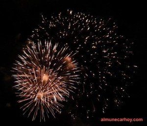 Fuegos artificiales Almuñécar 2015