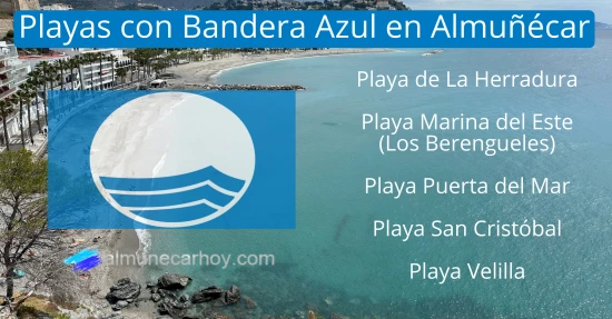 Estado de las playas de Almuñécar 1 Playas con Bandera Azul en Almuñécar y La Herradura