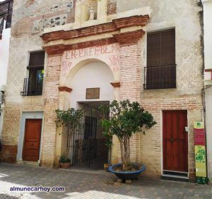 The facade of the Minim Order's Monastery of Almuñécar