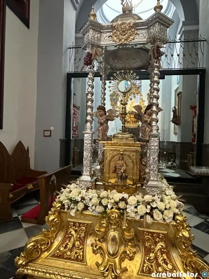 Custodi del Corpus Christi en la Iglesia de Almuñécar