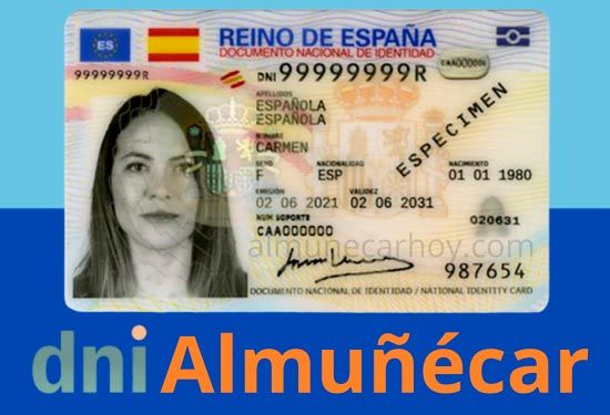 Información para obtener y renovar el DNI y Pasaporte en Almuñécar