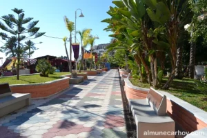 Pavimento actual del Paseo del Altillo de Almuñécar