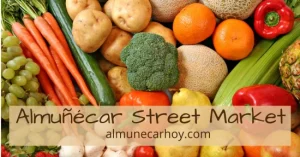 Information about the Almuñécar and La Herradura markets on Friday and Sunday and the Eco Market.